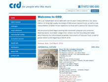 Tablet Screenshot of crdrecords.com